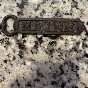 Maine cast iron bottle opener